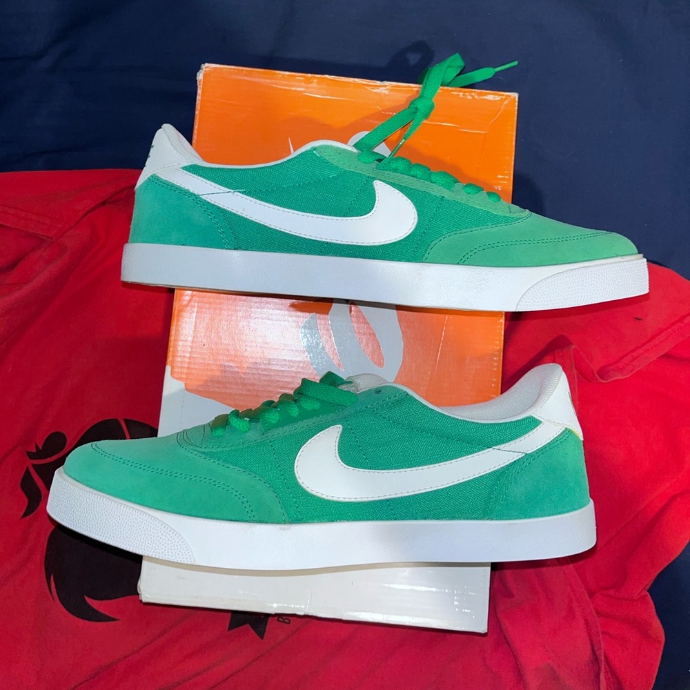 2011 Nike Zoom LeShot LR SB 6.0 Sneakers Green White Hyper Verde
